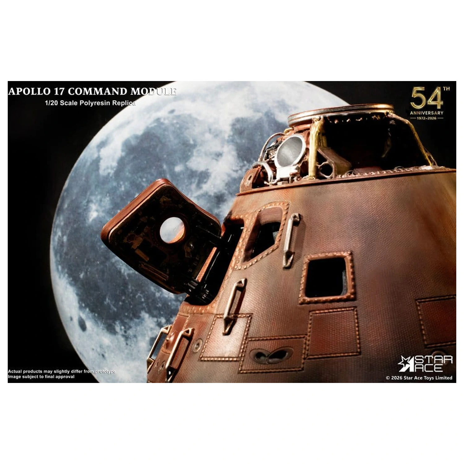 Apollo 17 Replika 1/20 Command Module 20 cm fotografii produktu