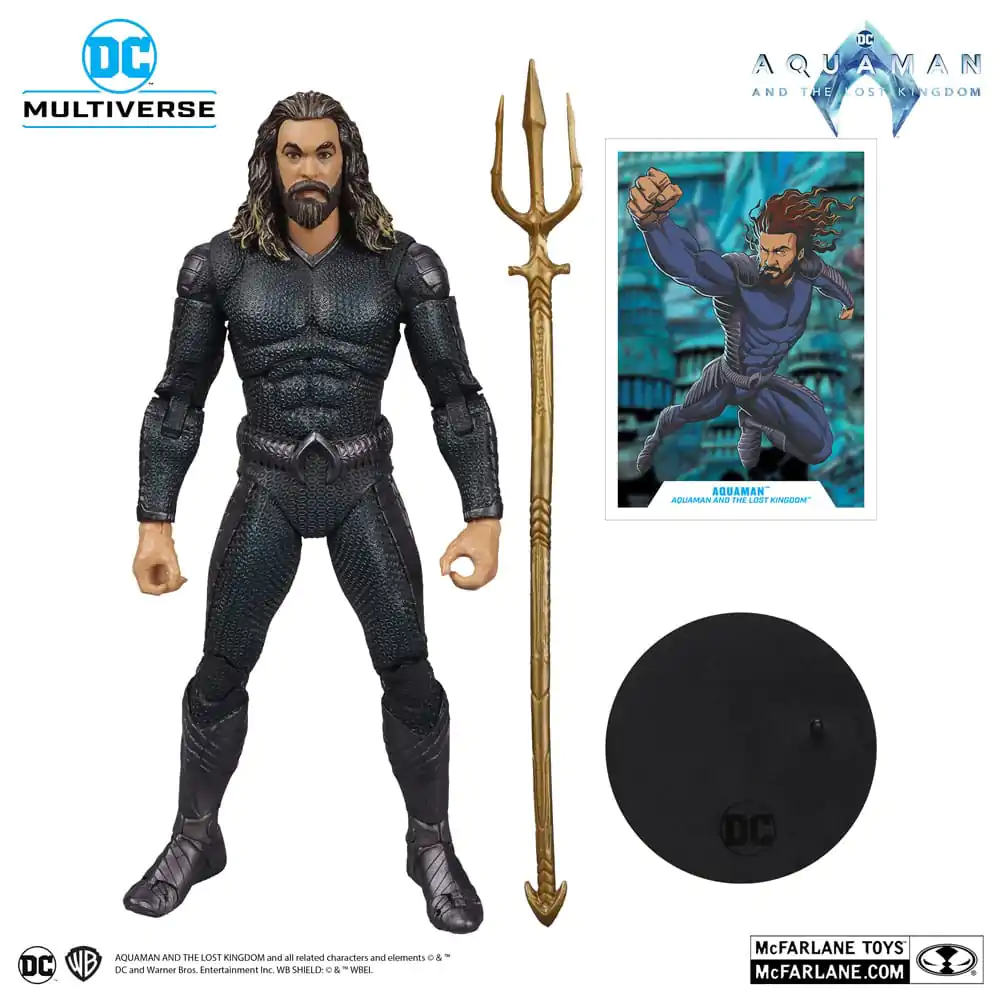 Akční figurka Aquaman z filmu Aquaman and the Lost Kingdom DC Multiverse s maskovacím oblekem 18 cm fotografii produktu