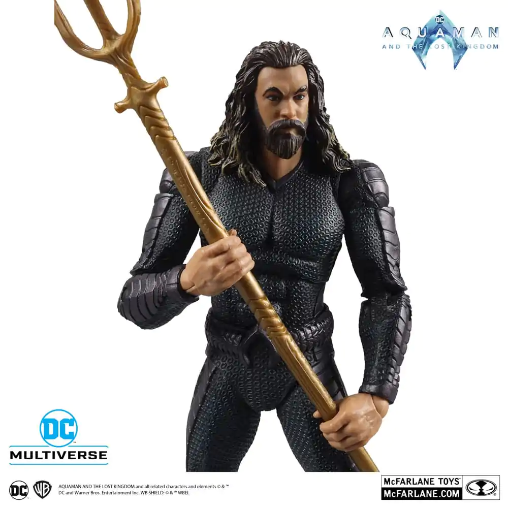 Akční figurka Aquaman z filmu Aquaman and the Lost Kingdom DC Multiverse s maskovacím oblekem 18 cm fotografii produktu