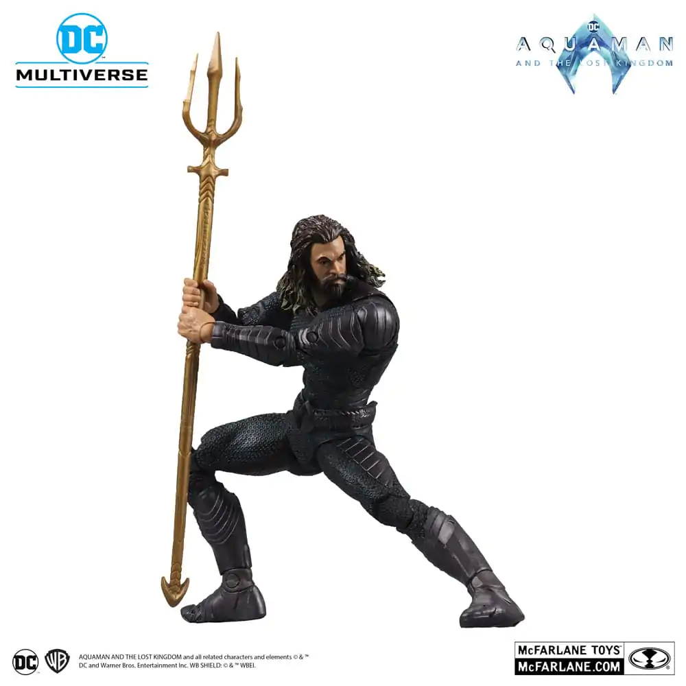 Akční figurka Aquaman z filmu Aquaman and the Lost Kingdom DC Multiverse s maskovacím oblekem 18 cm fotografii produktu