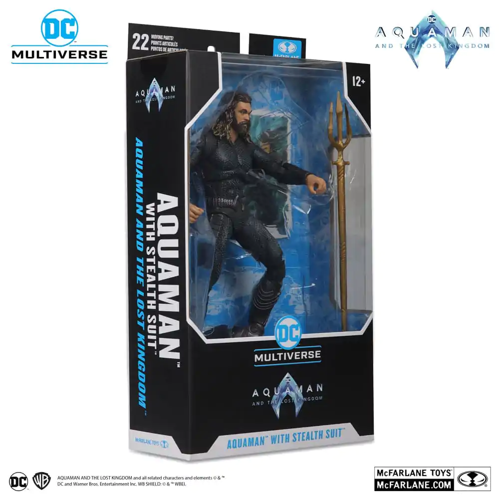 Akční figurka Aquaman z filmu Aquaman and the Lost Kingdom DC Multiverse s maskovacím oblekem 18 cm fotografii produktu