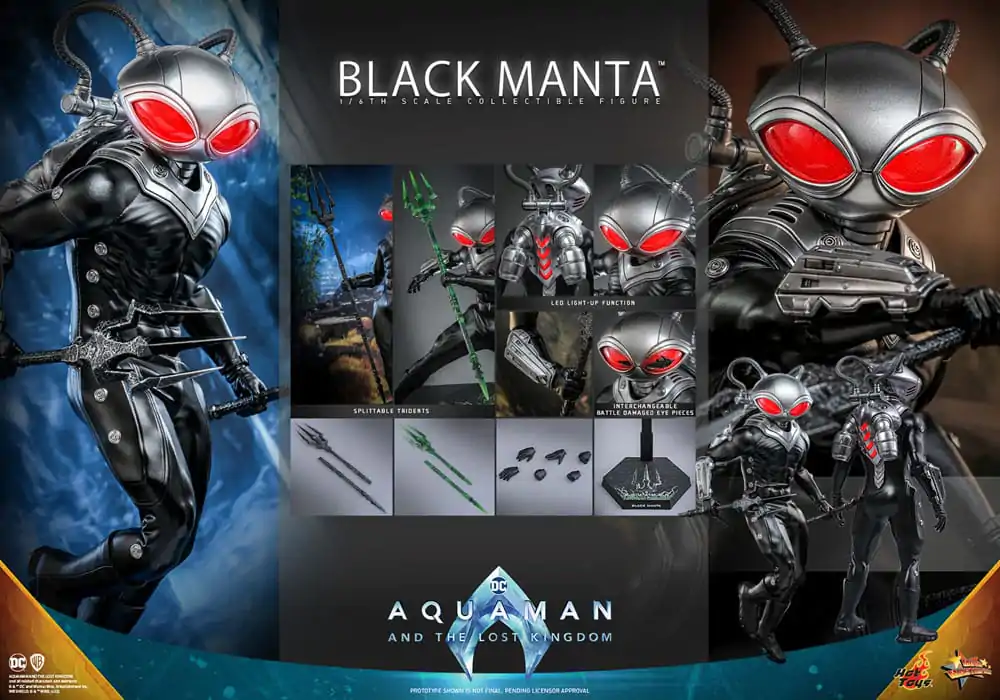 Aquaman and the Lost Kingdom Movie Masterpiece Akční figurka 1/6 Black Manta 34 cm fotografii produktu