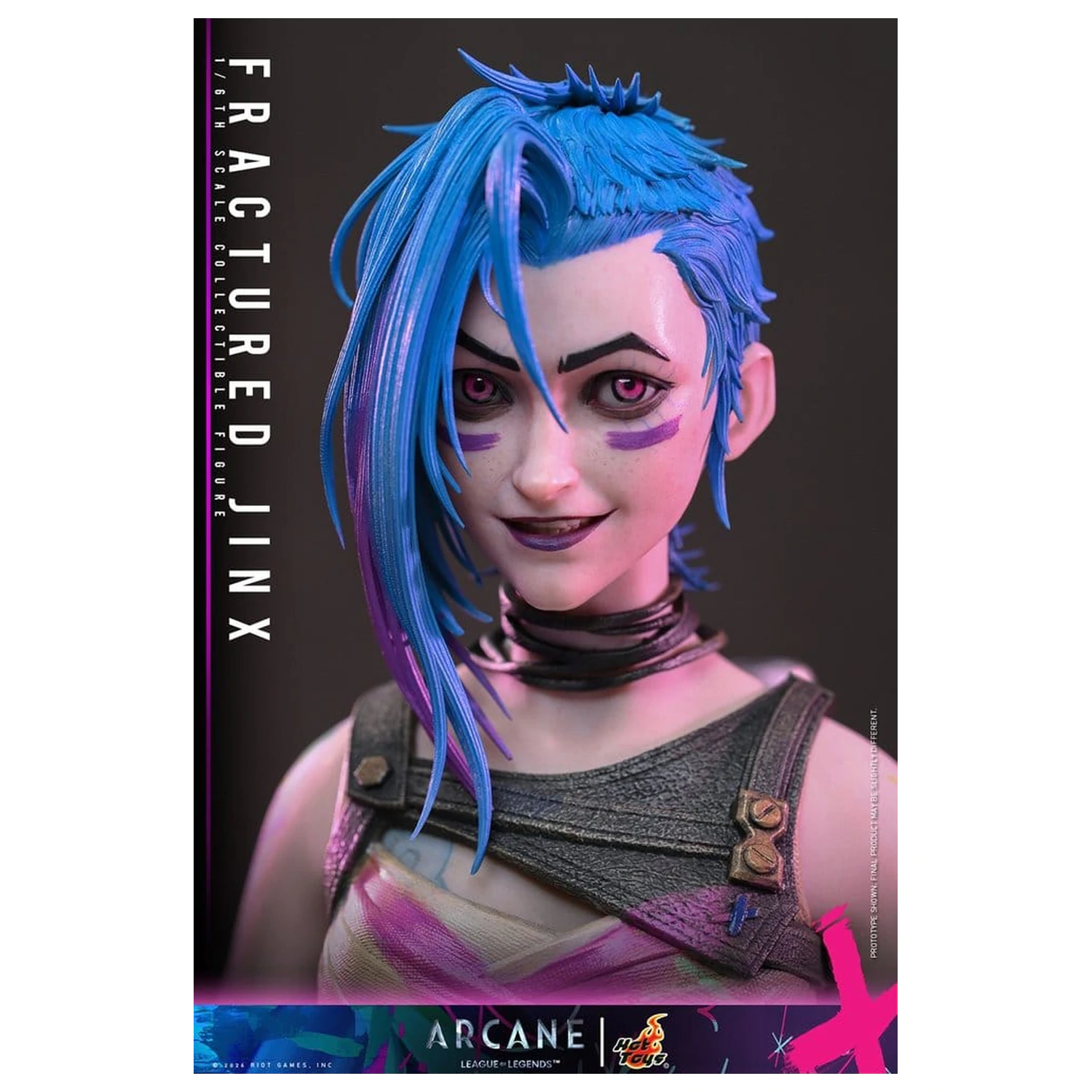 Arcane akční figurka 1/6 Fractured Jinx 28 cm fotografii produktu