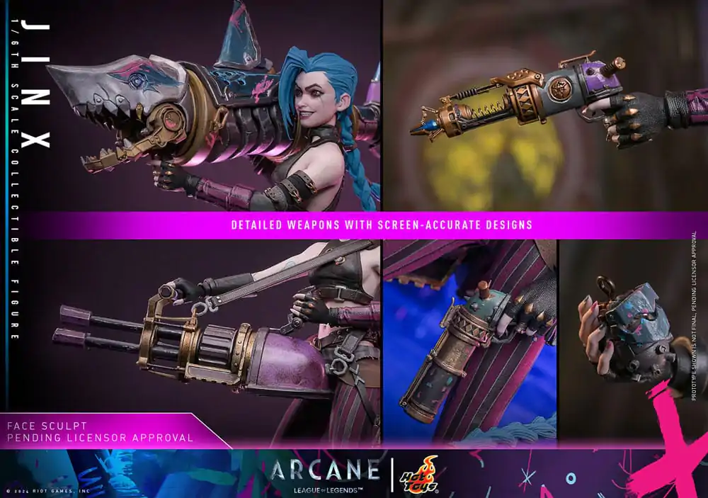 Akční figurka Arcane 1/6 Jinx 27 cm fotografii produktu