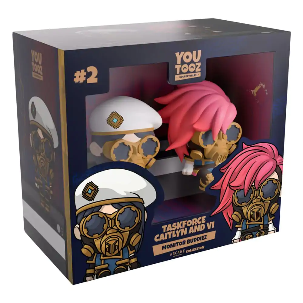Arcane Vinyl Figures 2-Pack Caitlyn & Vi Taskforce 7 cm - 2-balení vinylových figurek fotografii produktu