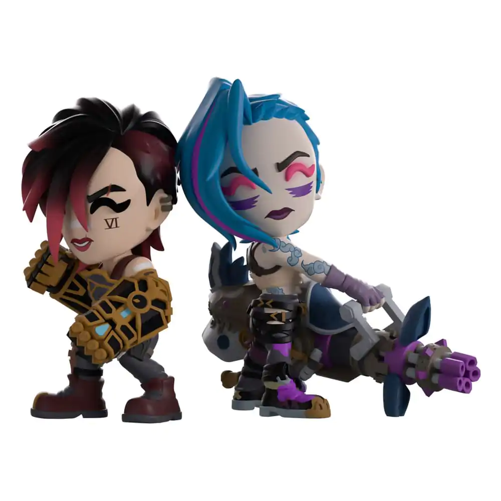 Arcane Vinyl Figures 2-Pack Vi & Jinx 11 cm fotografii produktu