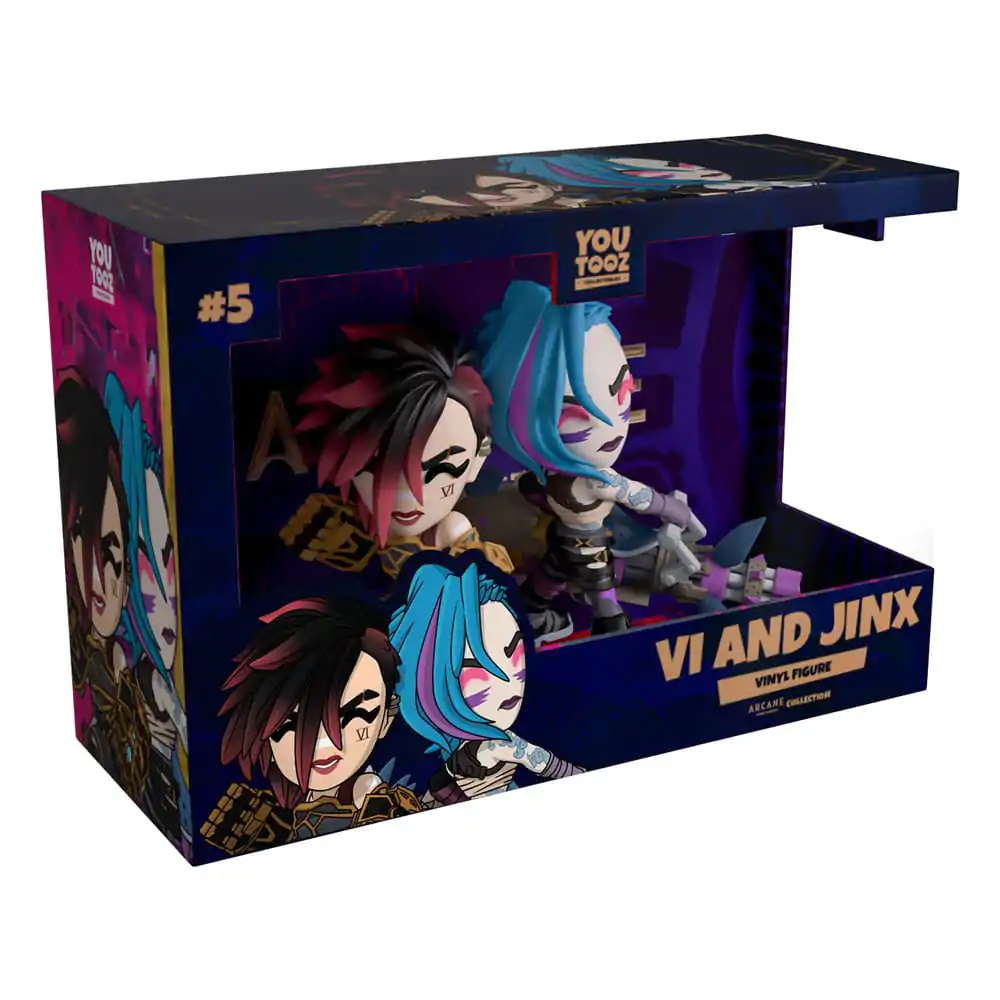 Arcane Vinyl Figures 2-Pack Vi & Jinx 11 cm fotografii produktu
