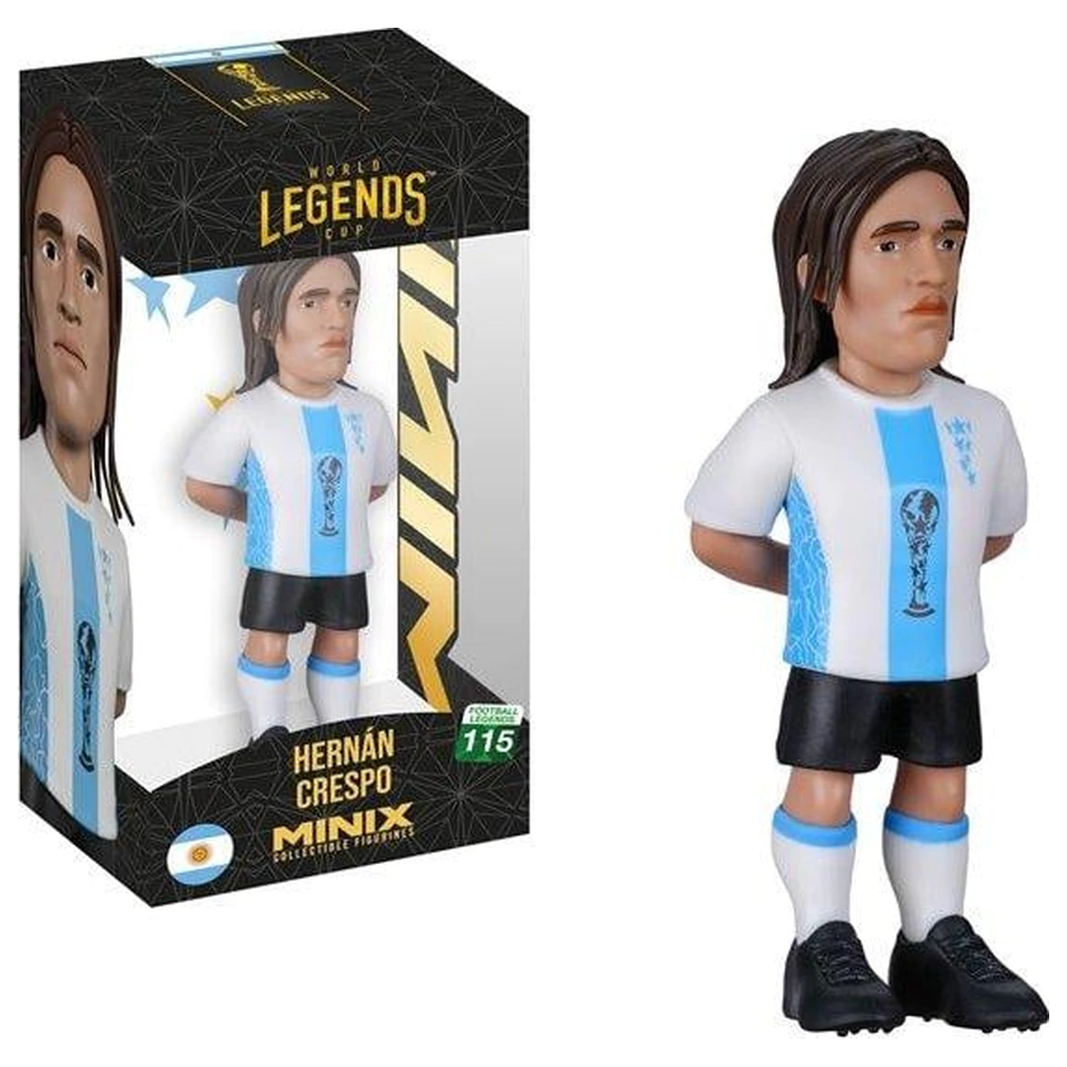 ARGENTINA Crespo Figure Minix World Legends Cup 12 cm fotografii produktu