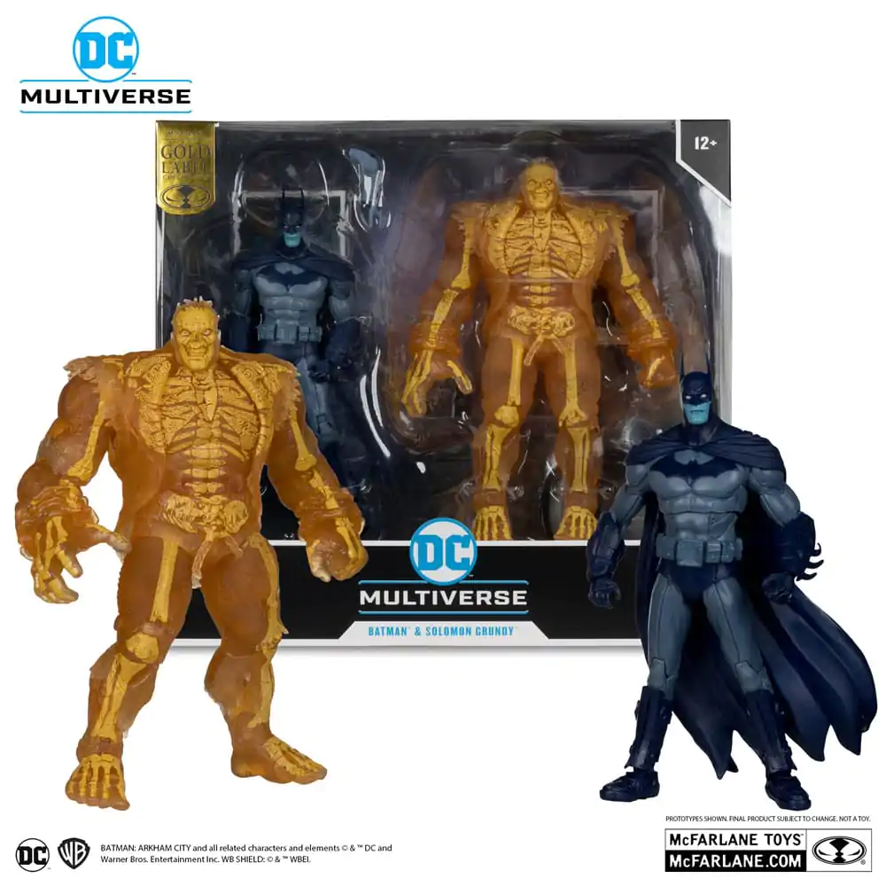 Arham City DC Multiverse akční figurka 2-Pack Batman & Solomon Grundy (Gold Label) 18 cm fotografii produktu