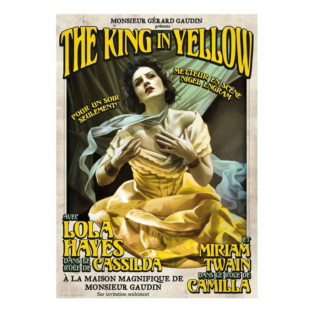 Arkham Horror Art Print The King In Yellow Limited Edition 42 x 30 cm Umělecký Tisk fotografii produktu