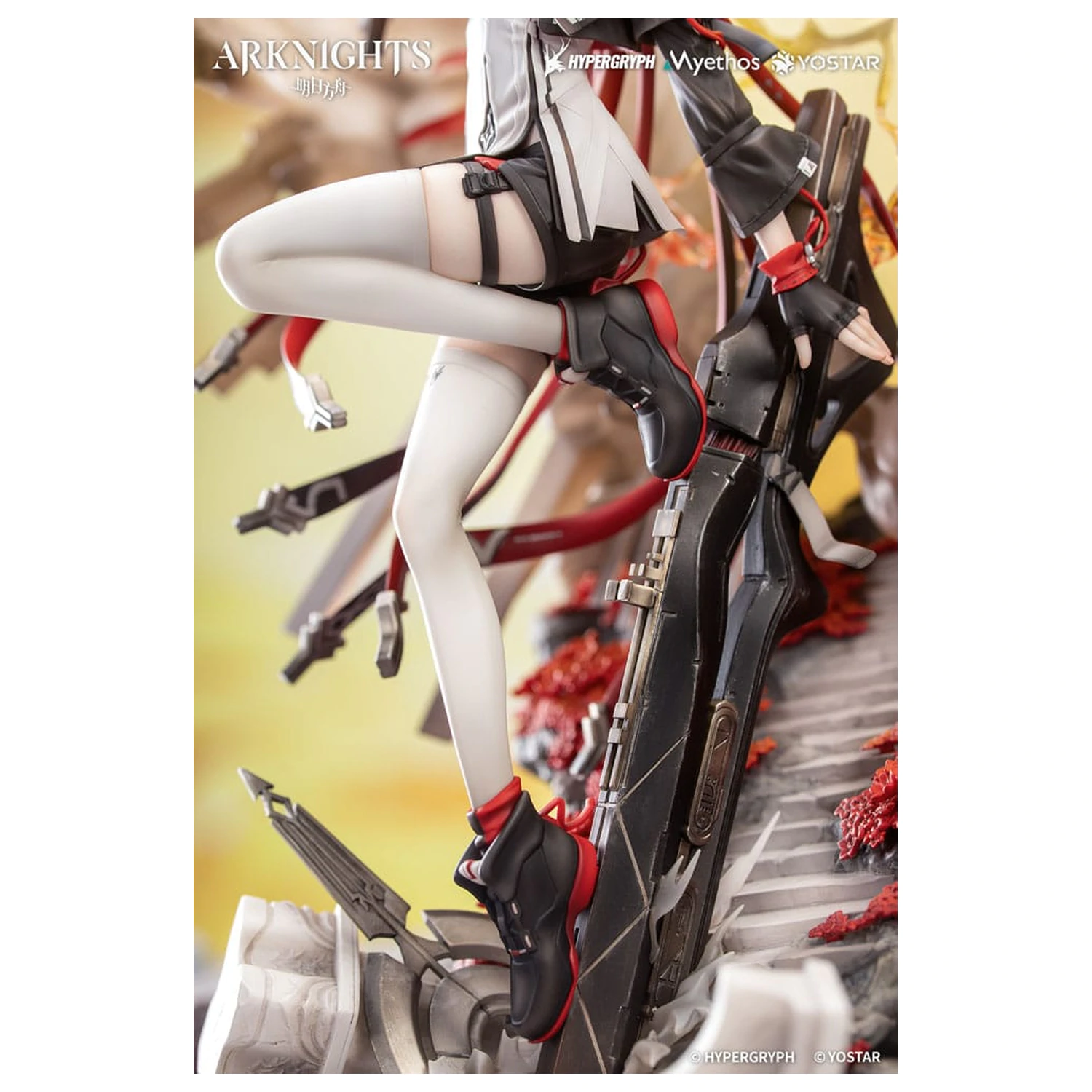 Arknights PVC Socha 1/7 Exusiai the New Covenant: Elite 2 Ver. 36 cm fotografii produktu