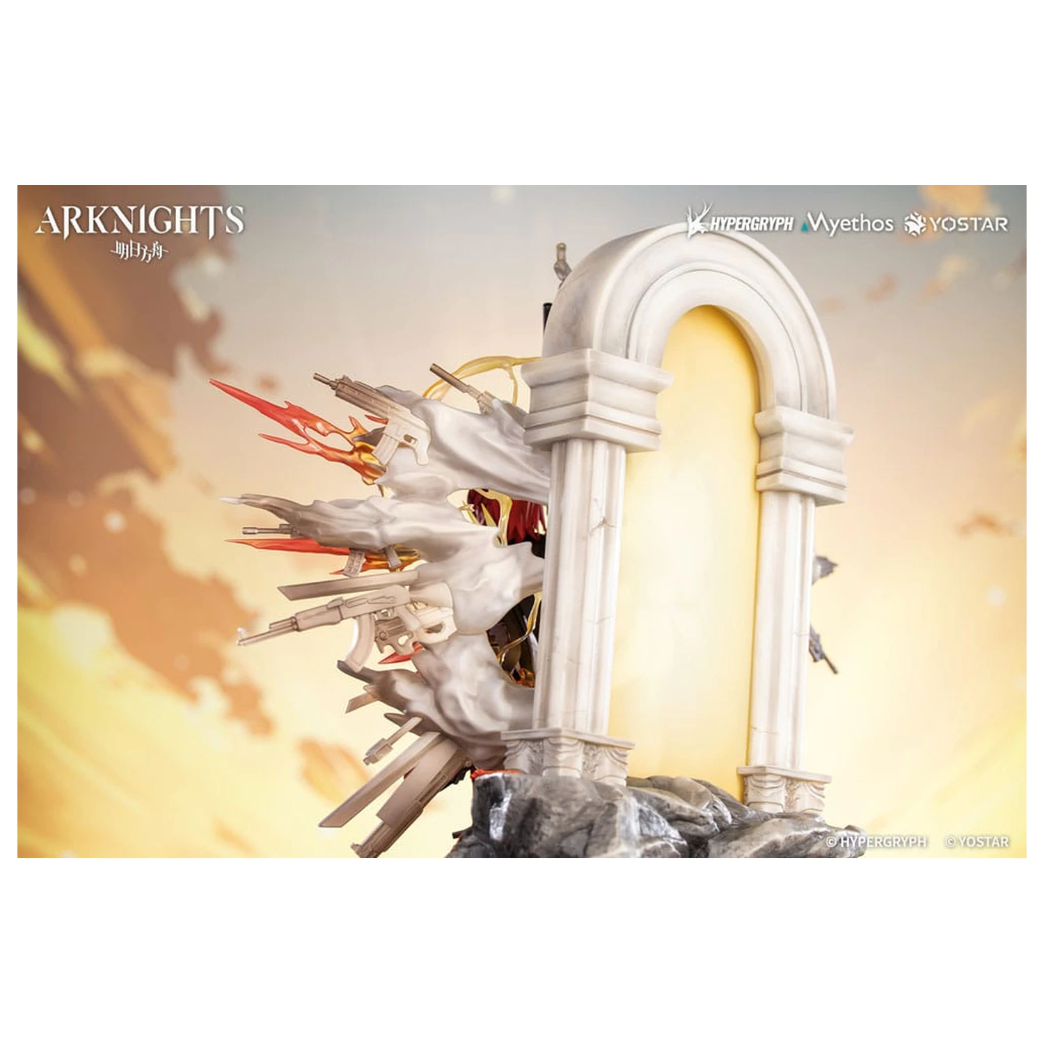 Arknights PVC Socha 1/7 Exusiai the New Covenant: Elite 2 Ver. 36 cm fotografii produktu
