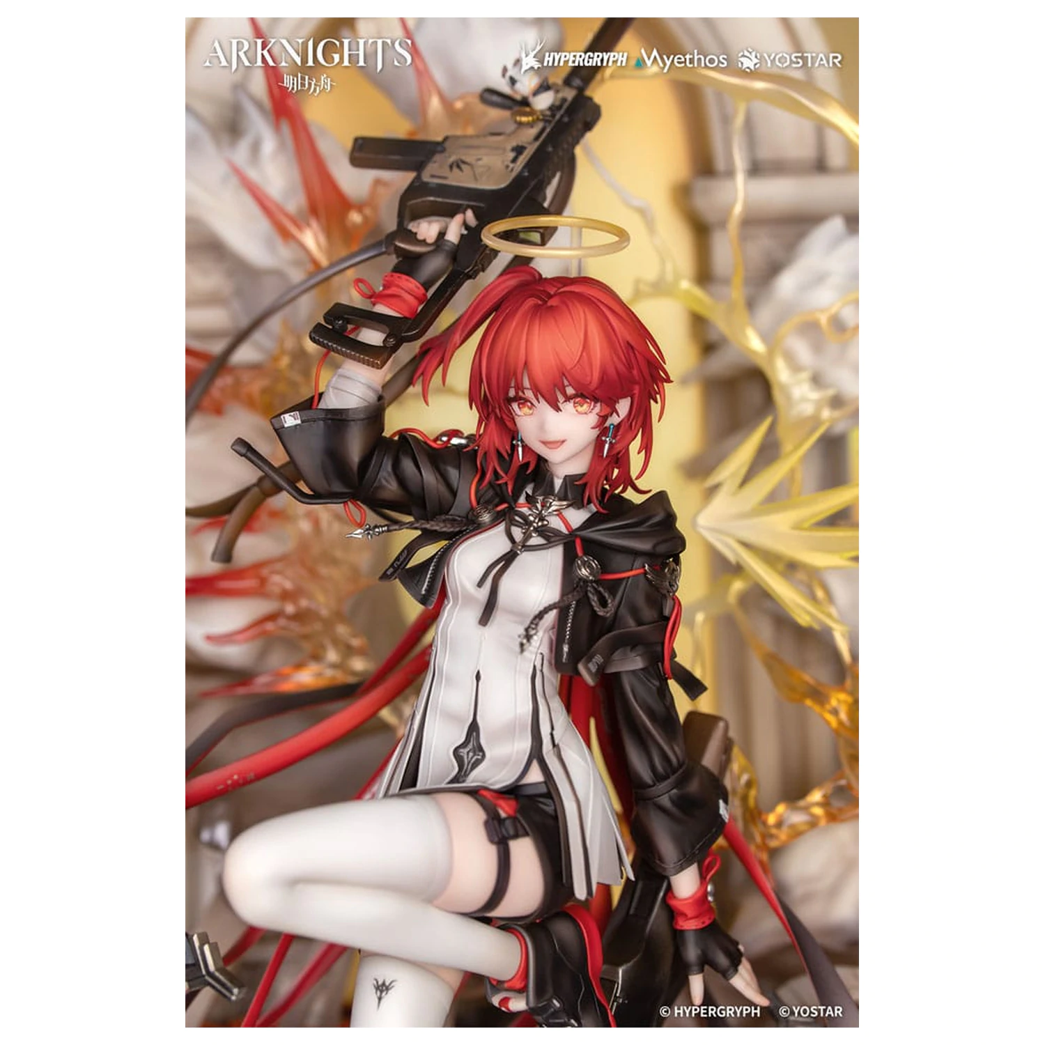 Arknights PVC Socha 1/7 Exusiai the New Covenant: Elite 2 Ver. 36 cm fotografii produktu