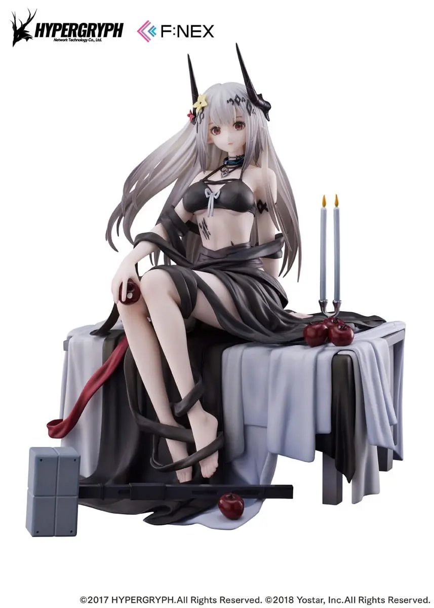 Arknights PVC socha 1/7 Mudrock Silent Night DN06 Ver. 19 cm fotografii produktu