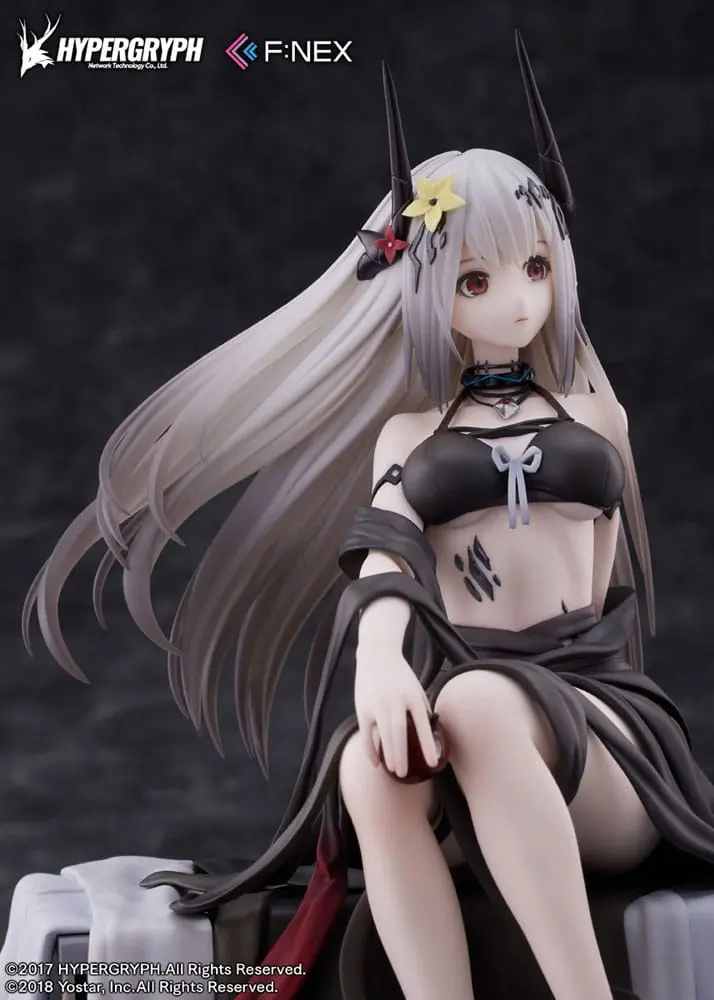 Arknights PVC socha 1/7 Mudrock Silent Night DN06 Ver. 19 cm fotografii produktu