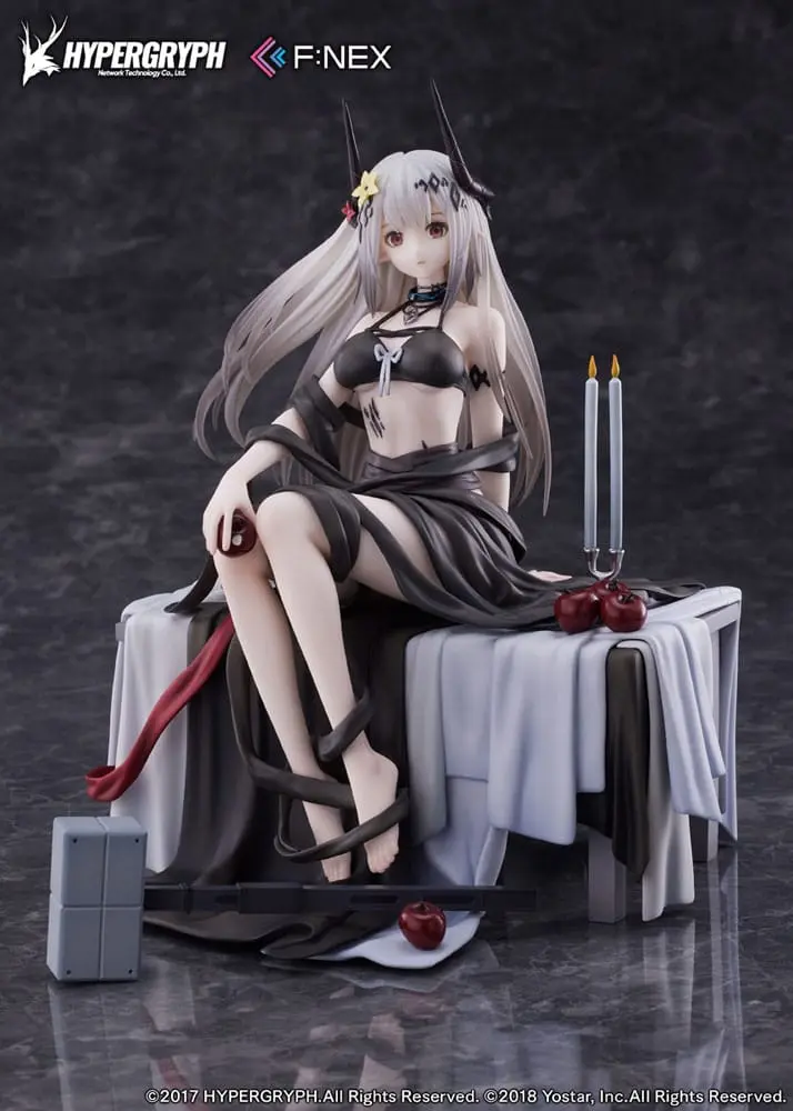 Arknights PVC socha 1/7 Mudrock Silent Night DN06 Ver. 19 cm fotografii produktu