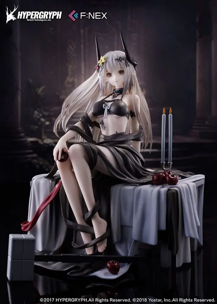 Arknights PVC socha 1/7 Mudrock Silent Night DN06 Ver. 19 cm fotografii produktu