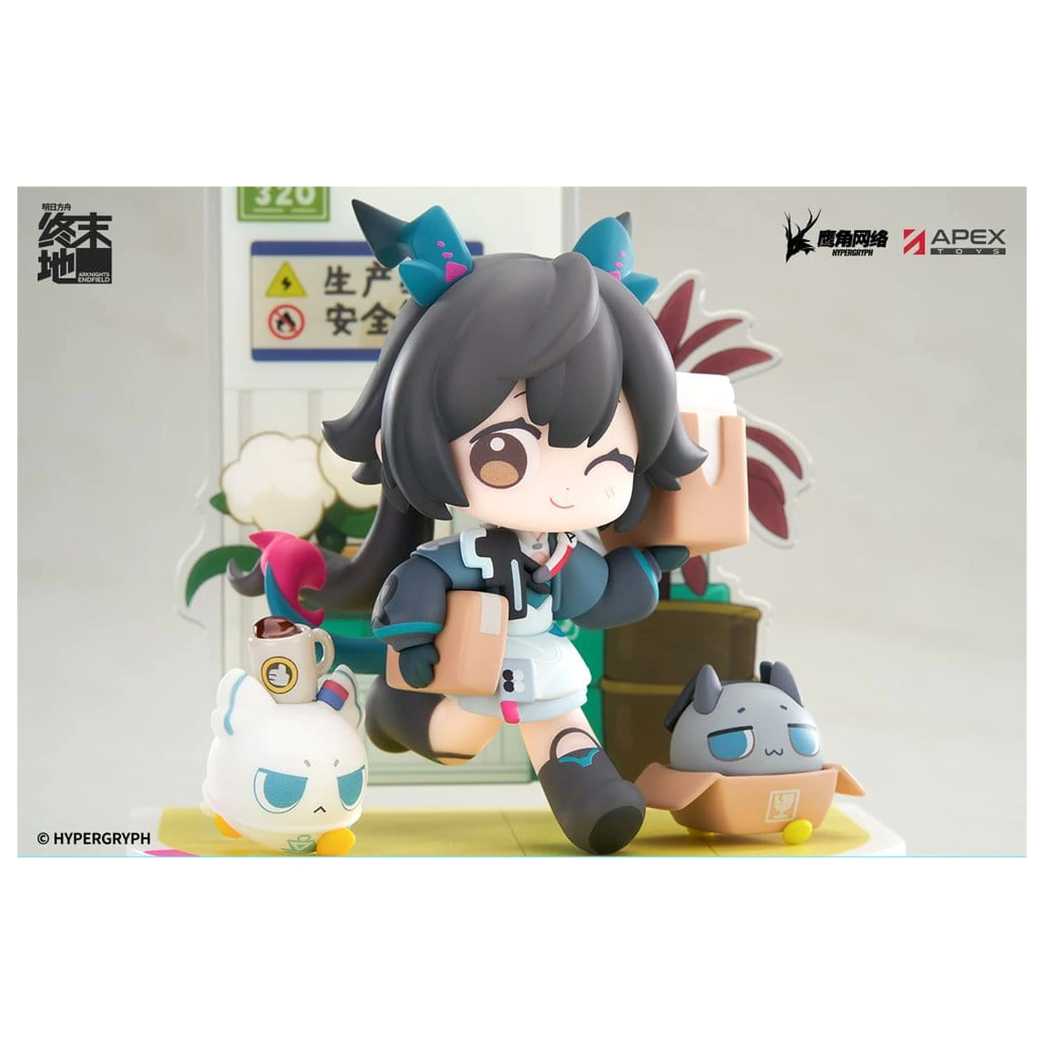 Arknights Cuties Series PVC Figurka Endfield Chen Qianyu 12 cm fotografii produktu