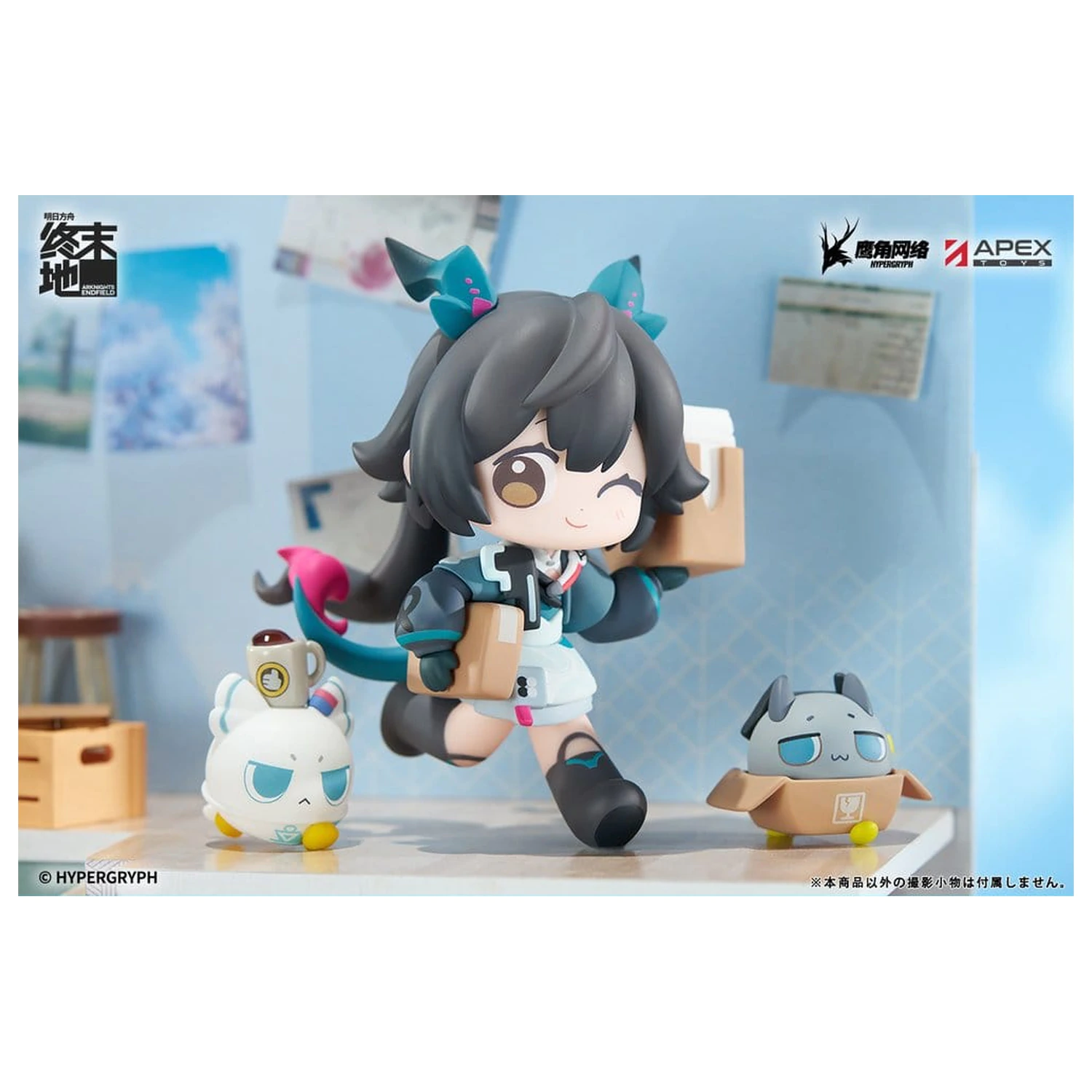Arknights Cuties Series PVC Figurka Endfield Chen Qianyu 12 cm fotografii produktu