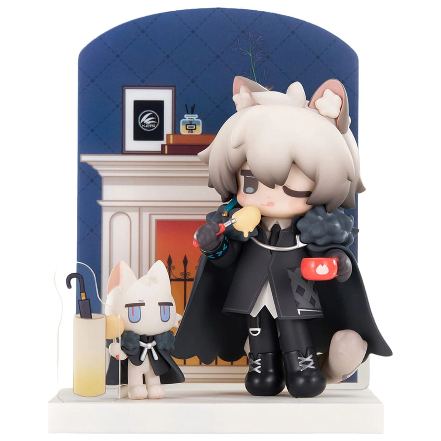 Arknights Would You Like A Dessert? Mini Series PVC Soška SilverAsh 10 cm fotografii produktu