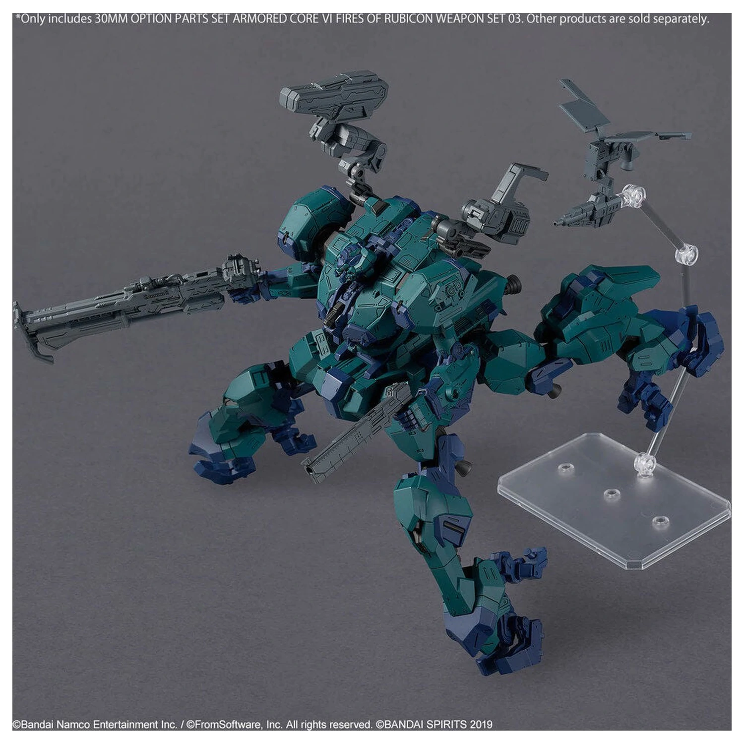 Armored Core VI Fires of Rubicon Zbraň 03 Sada doplňkových dílů Modelová stavebnice 30MM fotografii produktu