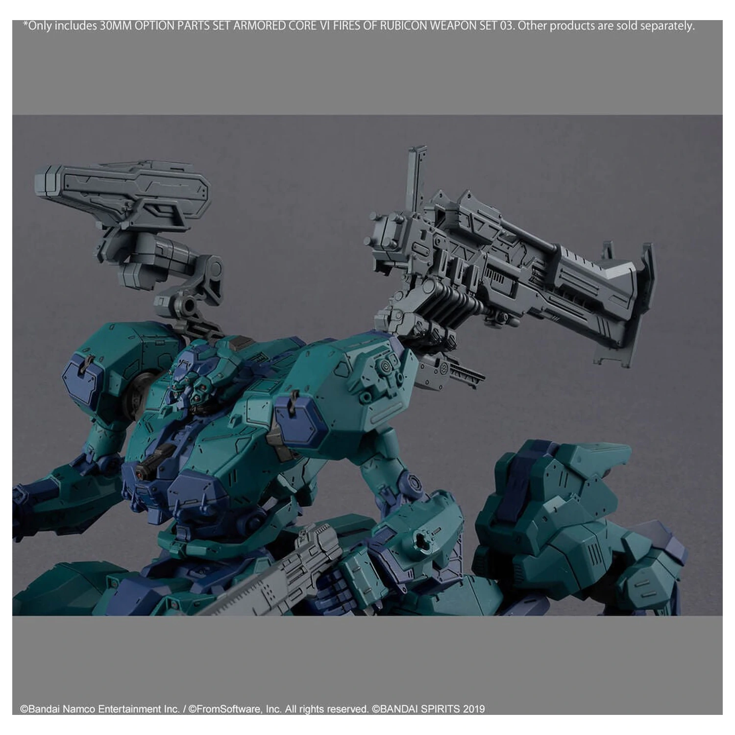 Armored Core VI Fires of Rubicon Zbraň 03 Sada doplňkových dílů Modelová stavebnice 30MM fotografii produktu