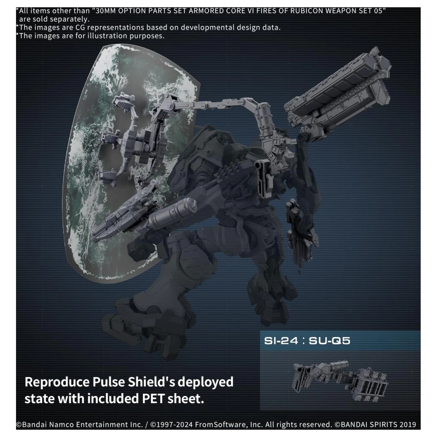 Armored Core VI Sada zbraní 05 Příslušenství ke stavebnici modelu fotografii produktu