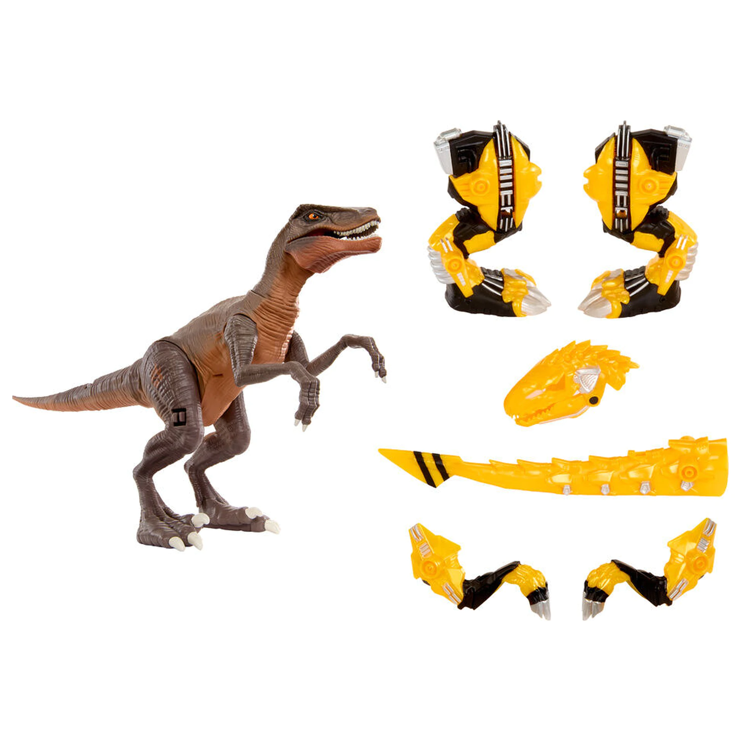 Armorsaurs Dinosaurus Yellow Raptor Blaze figurka fotografii produktu