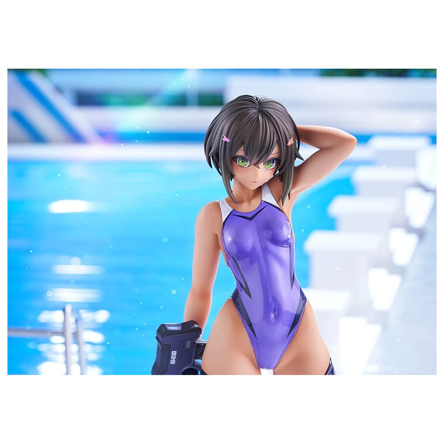 Arms Note PVC figurka 1/7 Buchou-chan of the Swimming Club Purple Swimsuit Ver. 22 cm fotografii produktu