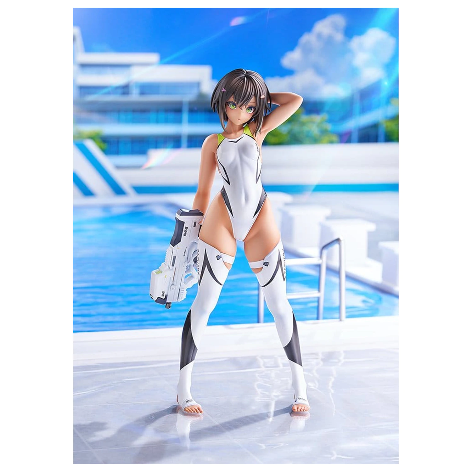 Arms Note PVC figurka 1/7 Buchou-chan of the Swimming Club White Swimsuit Ver. 22 cm fotografii produktu