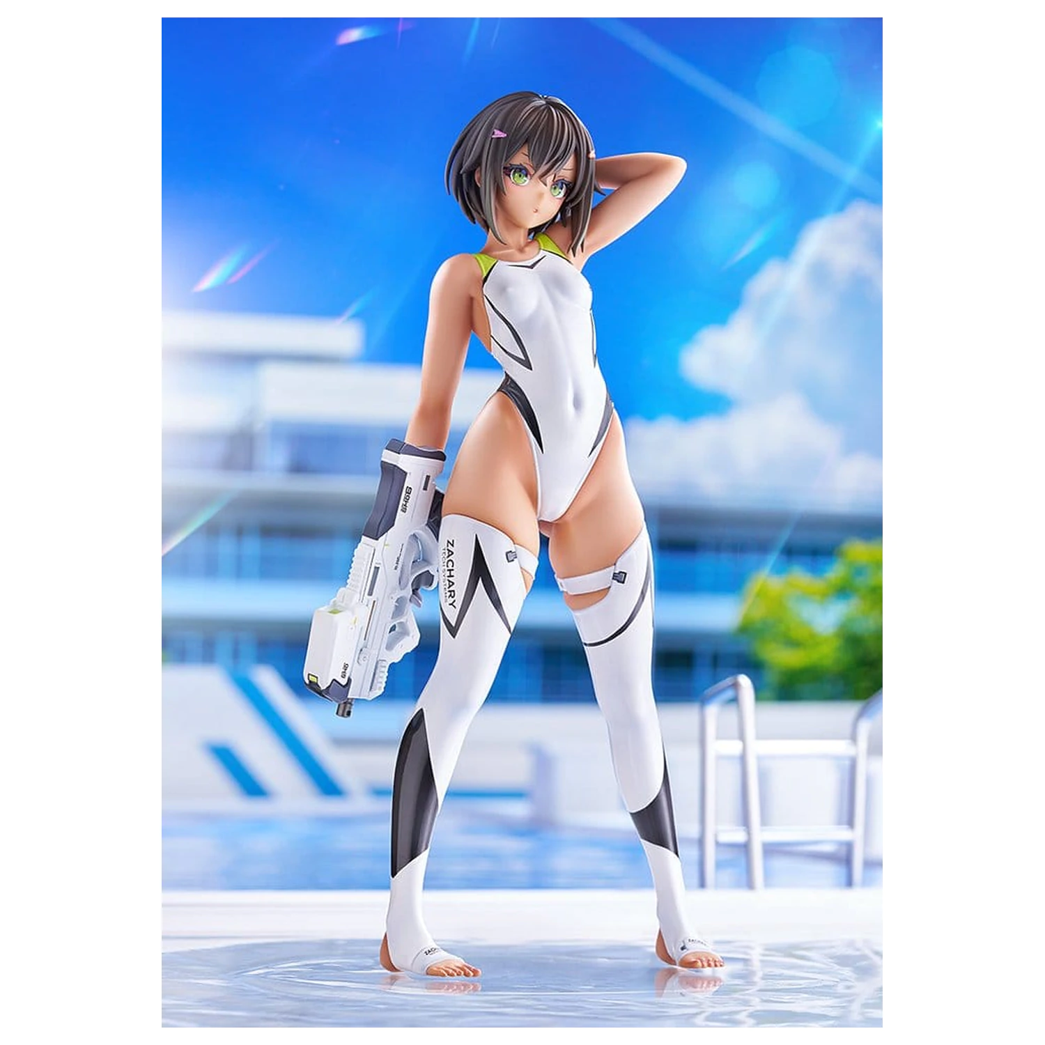 Arms Note PVC figurka 1/7 Buchou-chan of the Swimming Club White Swimsuit Ver. 22 cm fotografii produktu