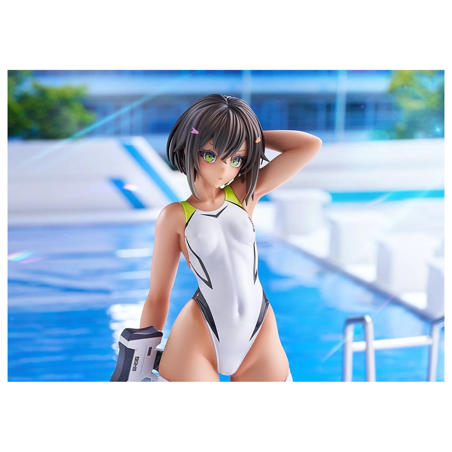 Arms Note PVC figurka 1/7 Buchou-chan of the Swimming Club White Swimsuit Ver. 22 cm fotografii produktu