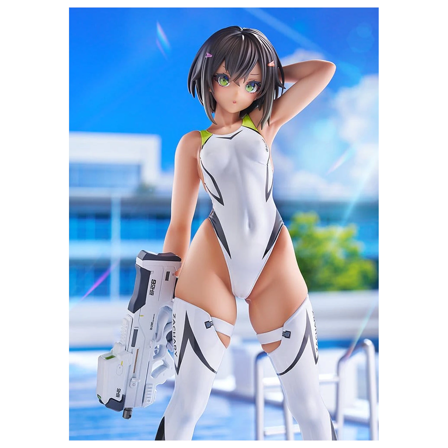 Arms Note PVC figurka 1/7 Buchou-chan of the Swimming Club White Swimsuit Ver. 22 cm fotografii produktu