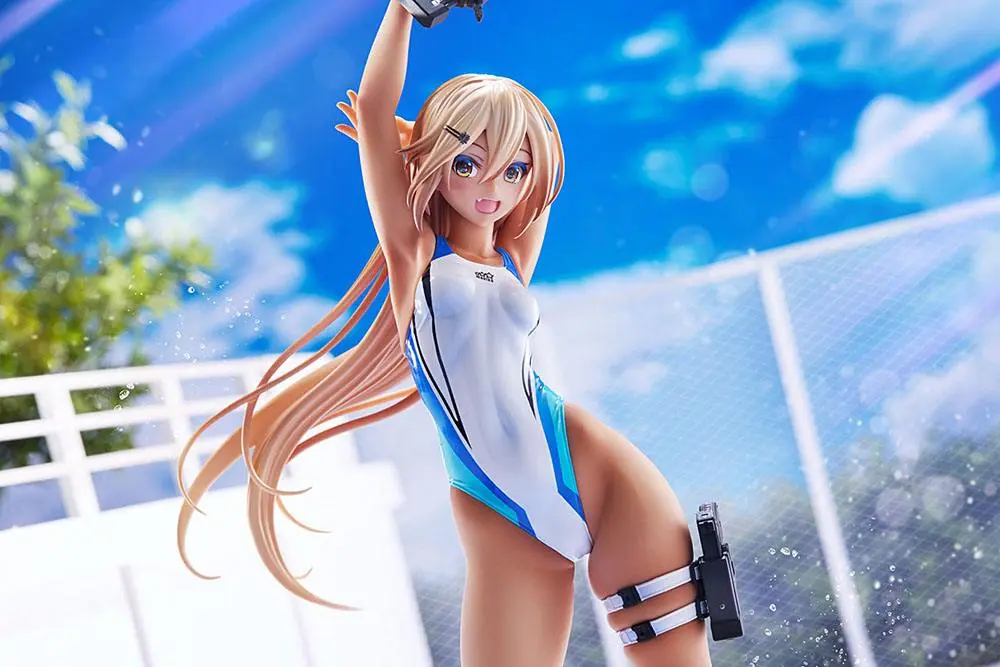 Arms Note PVC Socha 1/7 Kouhai-chan z Plaveckého klubu Modrá Linie Plavky Verze 29 cm fotografii produktu