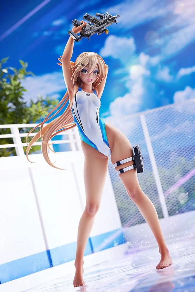 Arms Note PVC Socha 1/7 Kouhai-chan z Plaveckého klubu Modrá Linie Plavky Verze 29 cm fotografii produktu