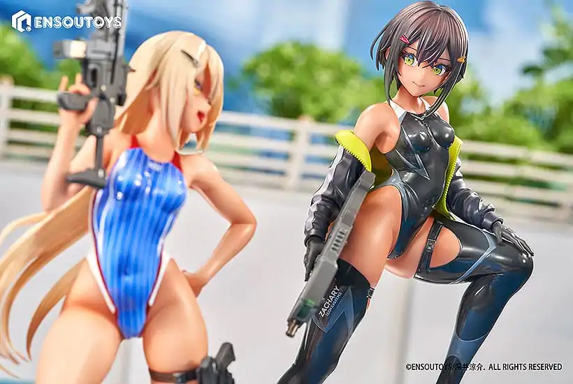 Arms Note Statue 1/7 Plavecký Tým Bucho-chan a Kohai-chan 22 cm fotografii produktu