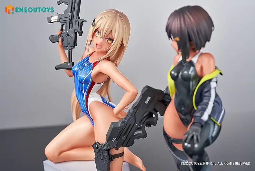 Arms Note Statue 1/7 Plavecký Tým Bucho-chan a Kohai-chan 22 cm fotografii produktu