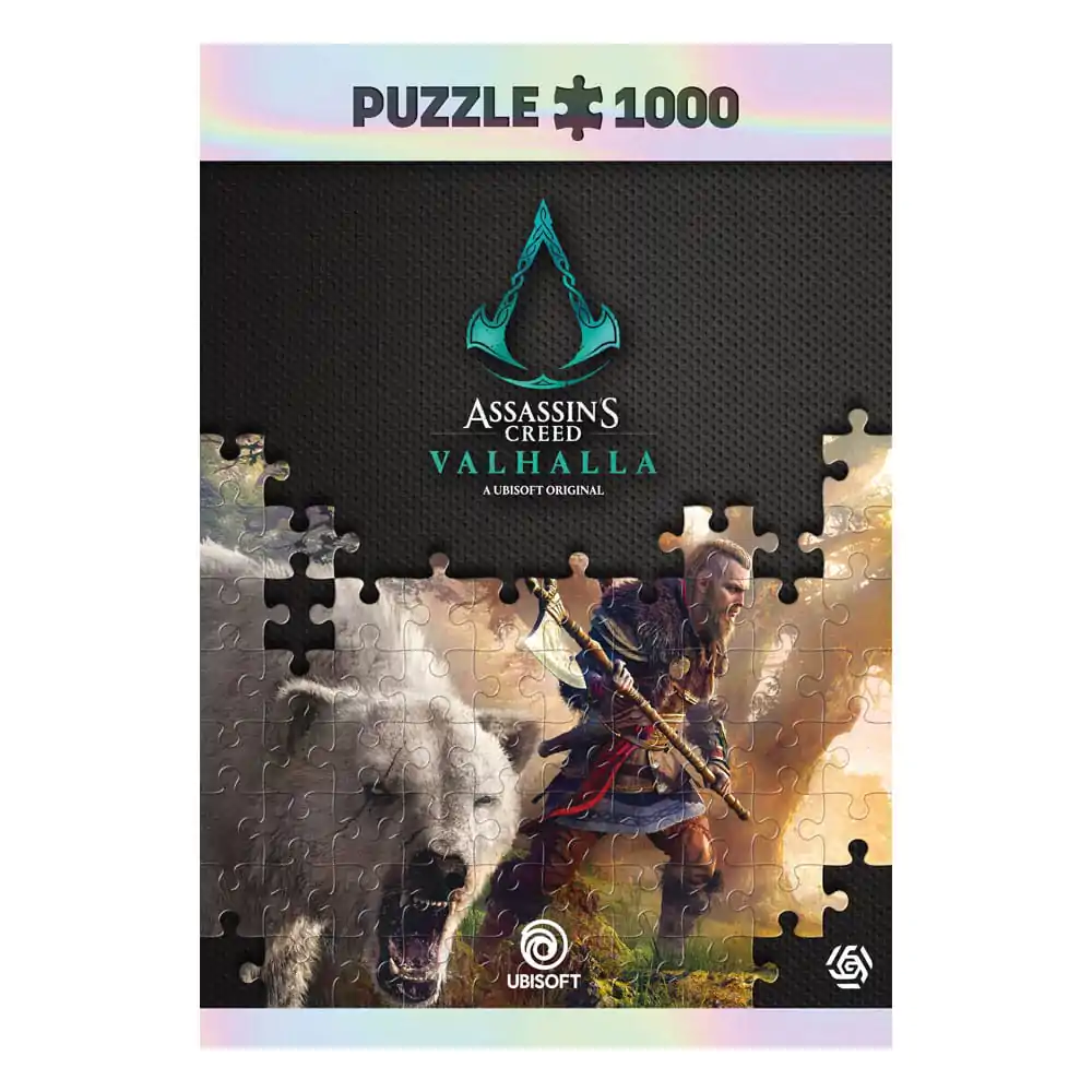 Assassin's Creed Valhalla Prémiové Puzzle Eivor & Lední Medvěd (1000 dílků) fotografii produktu