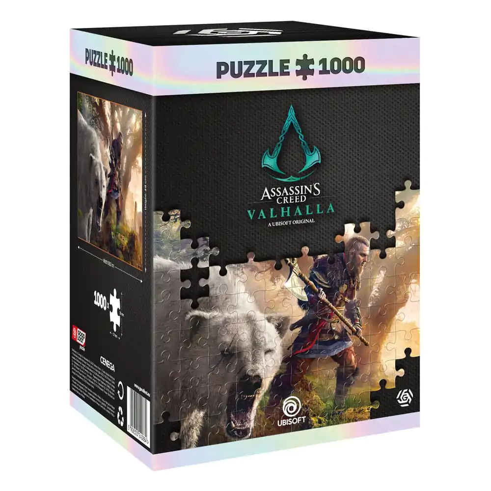 Assassin's Creed Valhalla Prémiové Puzzle Eivor & Lední Medvěd (1000 dílků) fotografii produktu