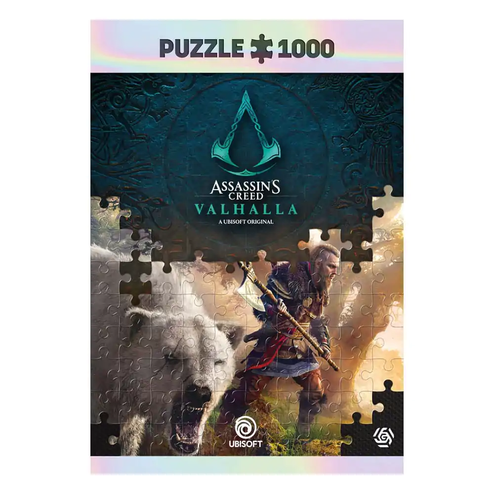 Assassin's Creed Valhalla Prémiové Puzzle Eivor & Lední Medvěd (1000 dílků) fotografii produktu