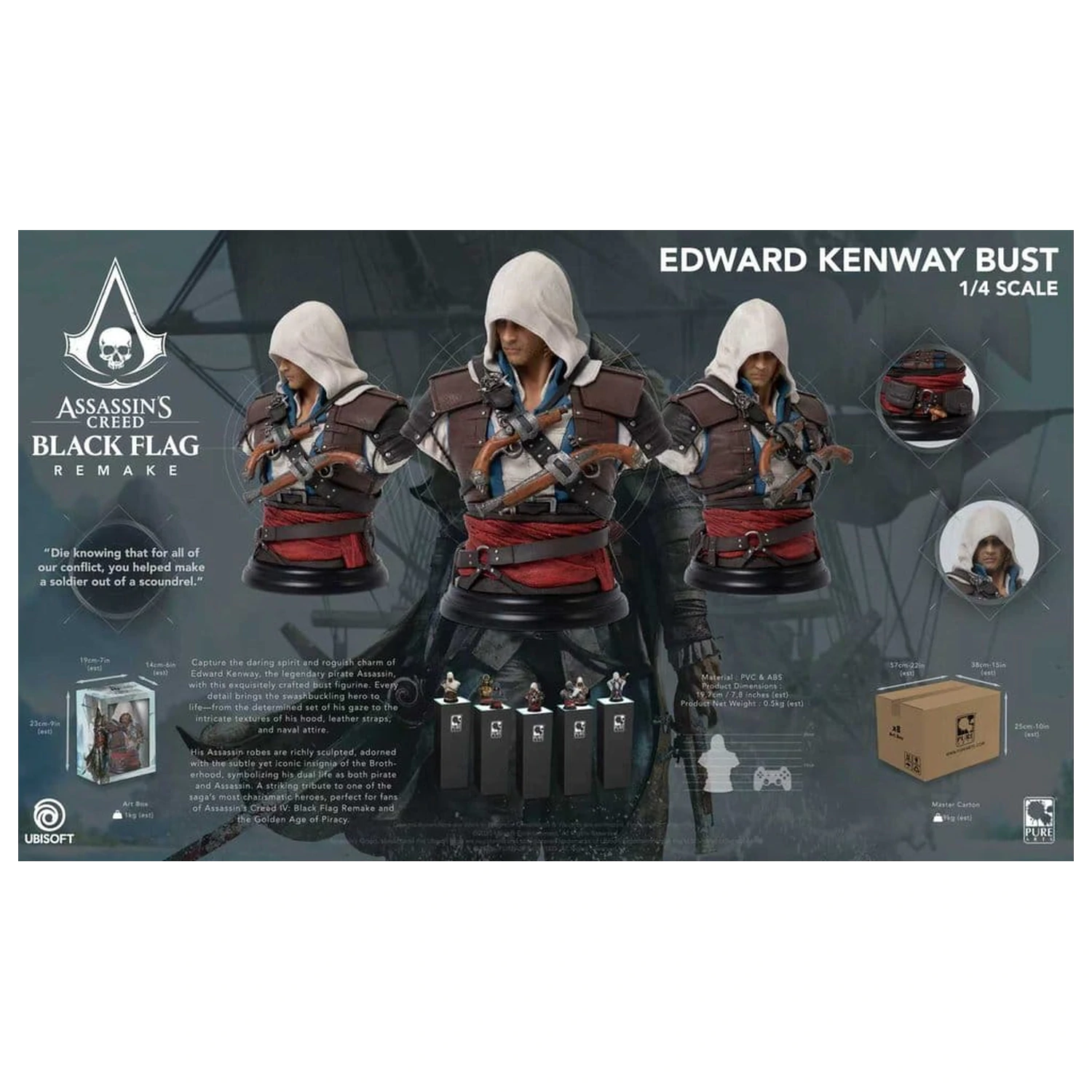 Assassin´s Creed Busta 1/4 Edward fotografii produktu