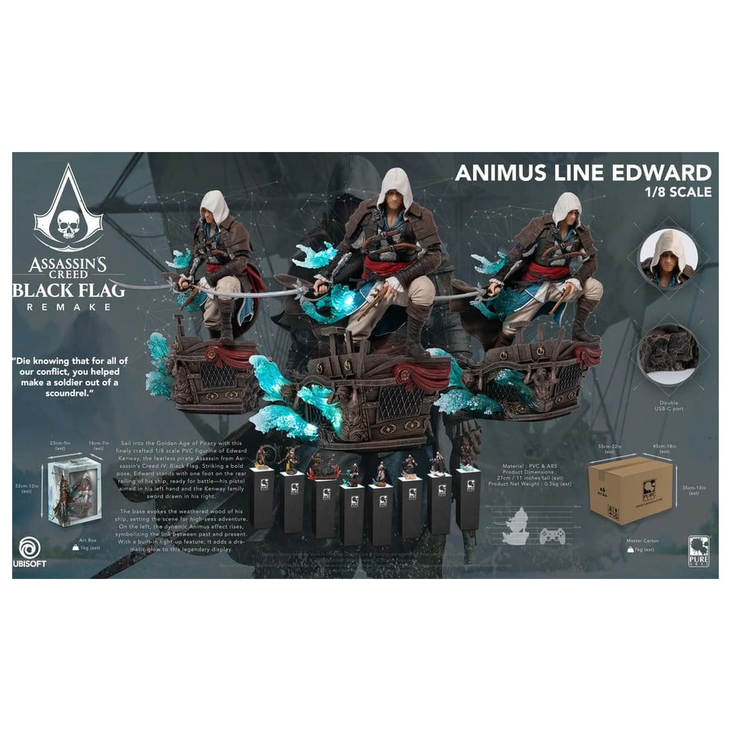 Assassin´s Creed Soška Animus Edward fotografii produktu