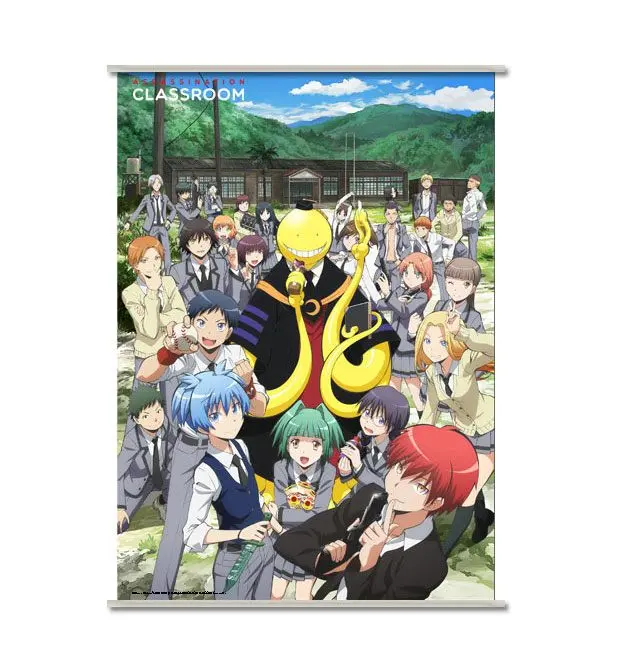 Assassination Classroom Wallscroll Koro & Students 90 x 60 cmNástěnný svitek Assassination Classroom Koro & Students 90 x 60 cm fotografii produktu