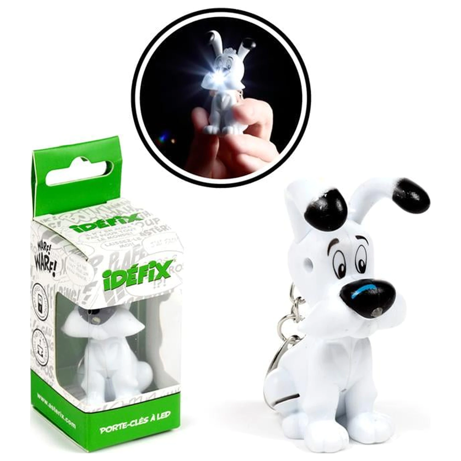 Asterix Dogmatix 3D světelná klíčenka fotografii produktu