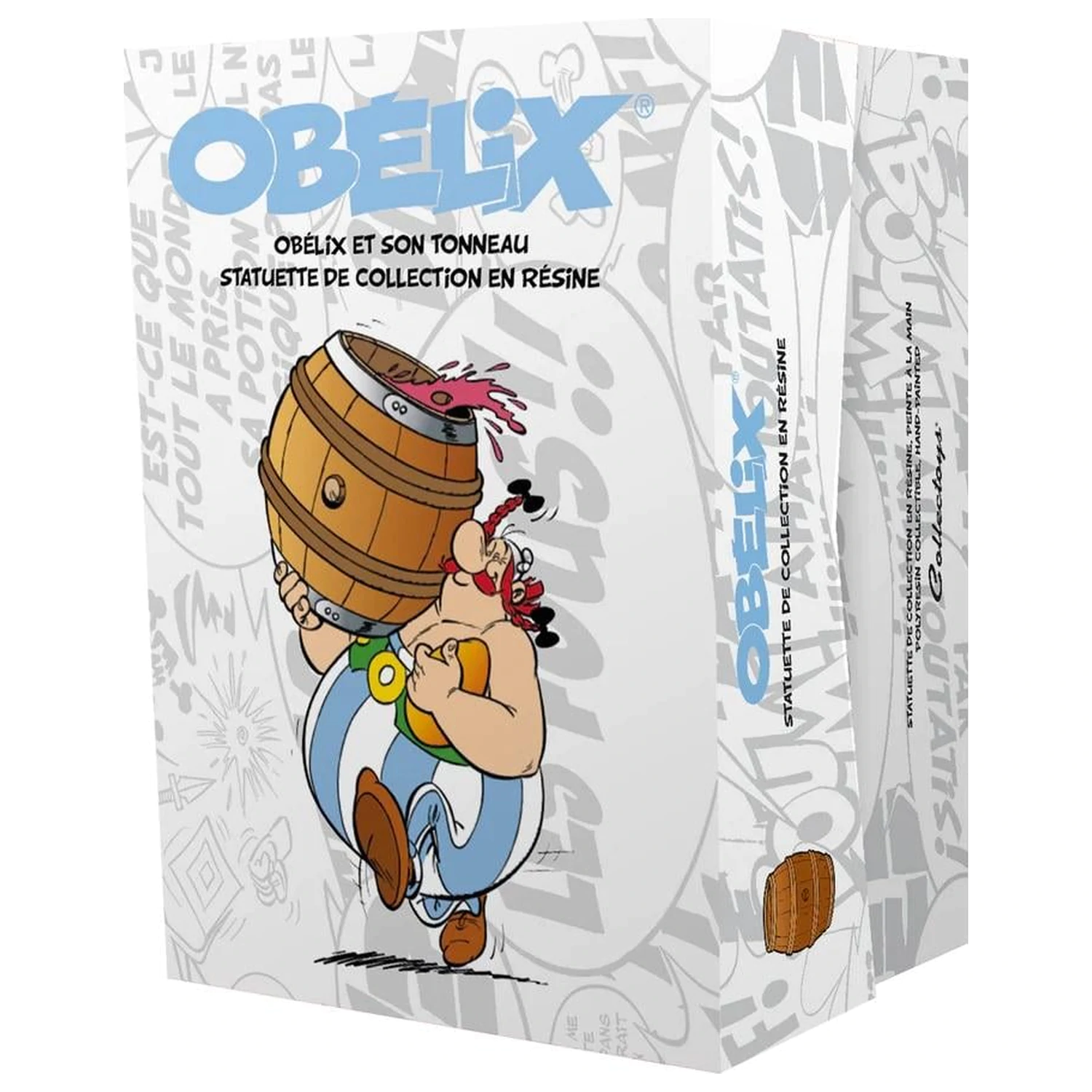 Asterix & Obelix Obélix nakládající sud Socha 25cm fotografii produktu