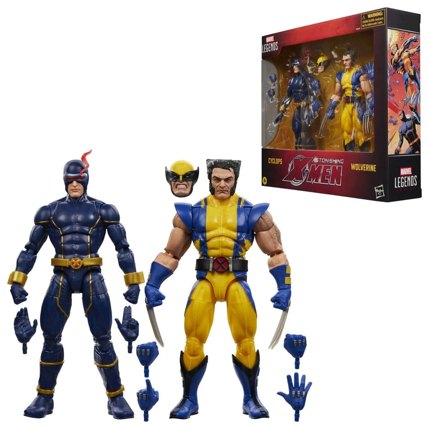 Astonishing X-Men Marvel Legends Akční figurky 2-Pack Cyclops & Wolverine 15 cm fotografii produktu