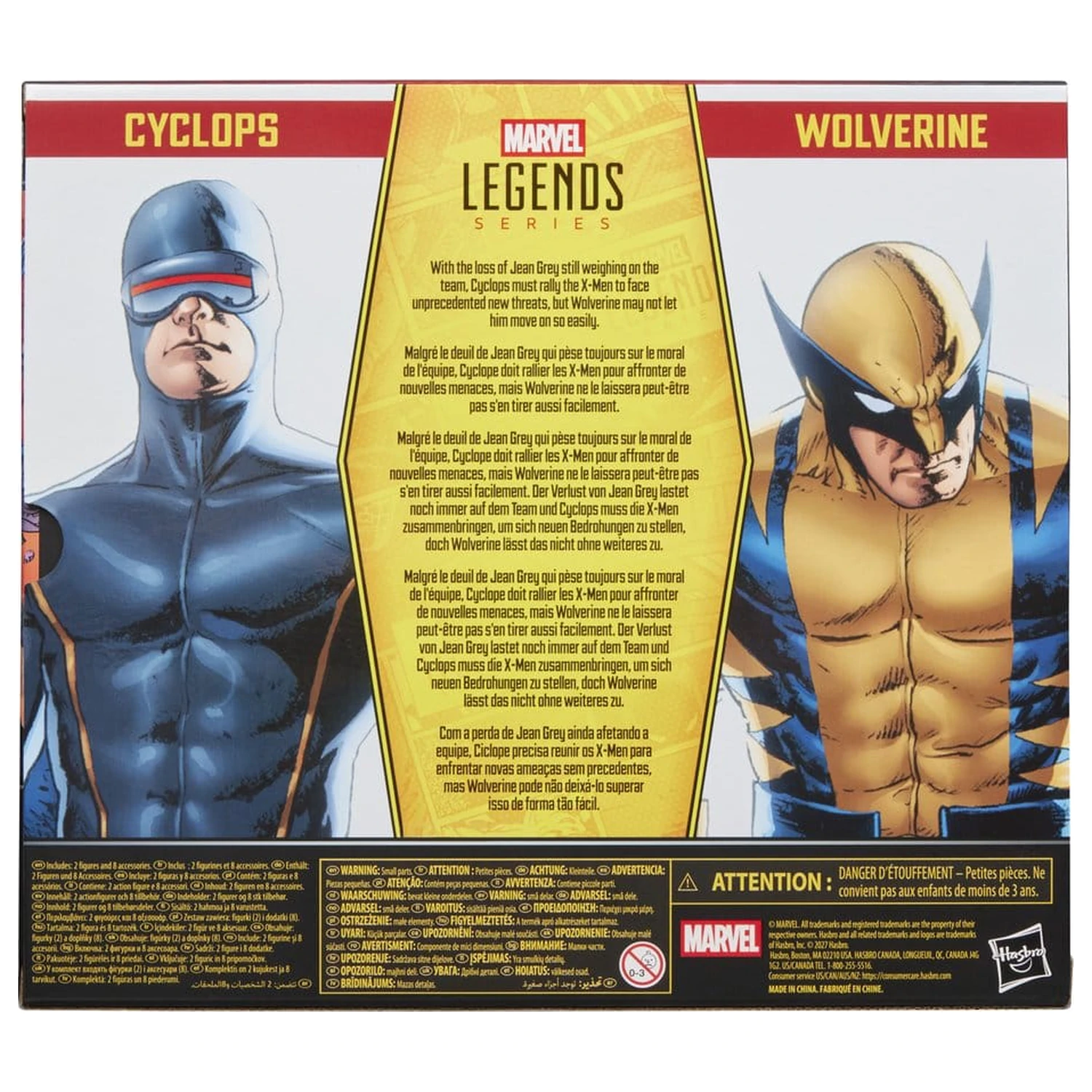 Astonishing X-Men Marvel Legends Akční figurky 2-Pack Cyclops & Wolverine 15 cm fotografii produktu