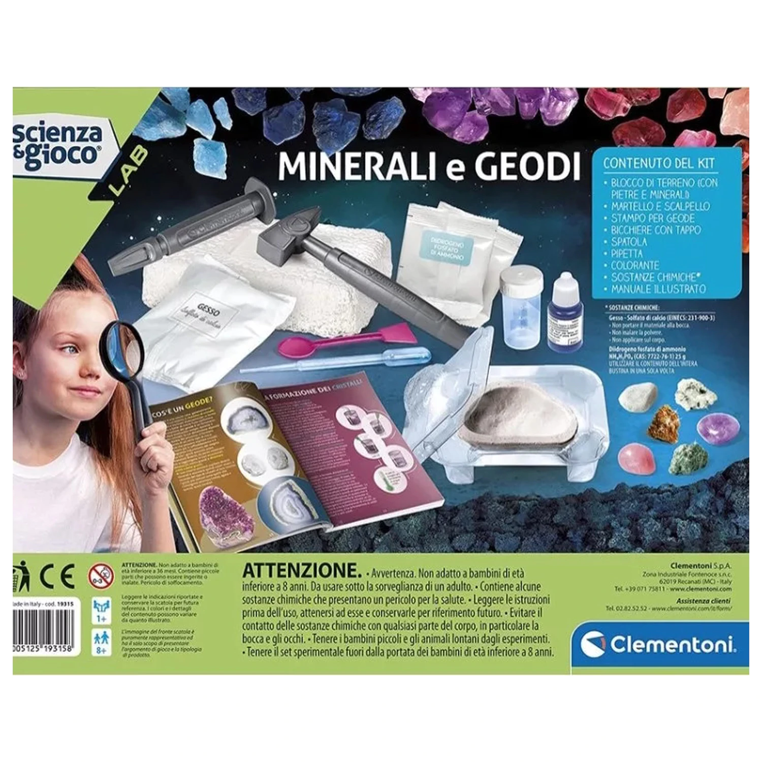 Vzdělávací sada Minerály a geody fotografii produktu
