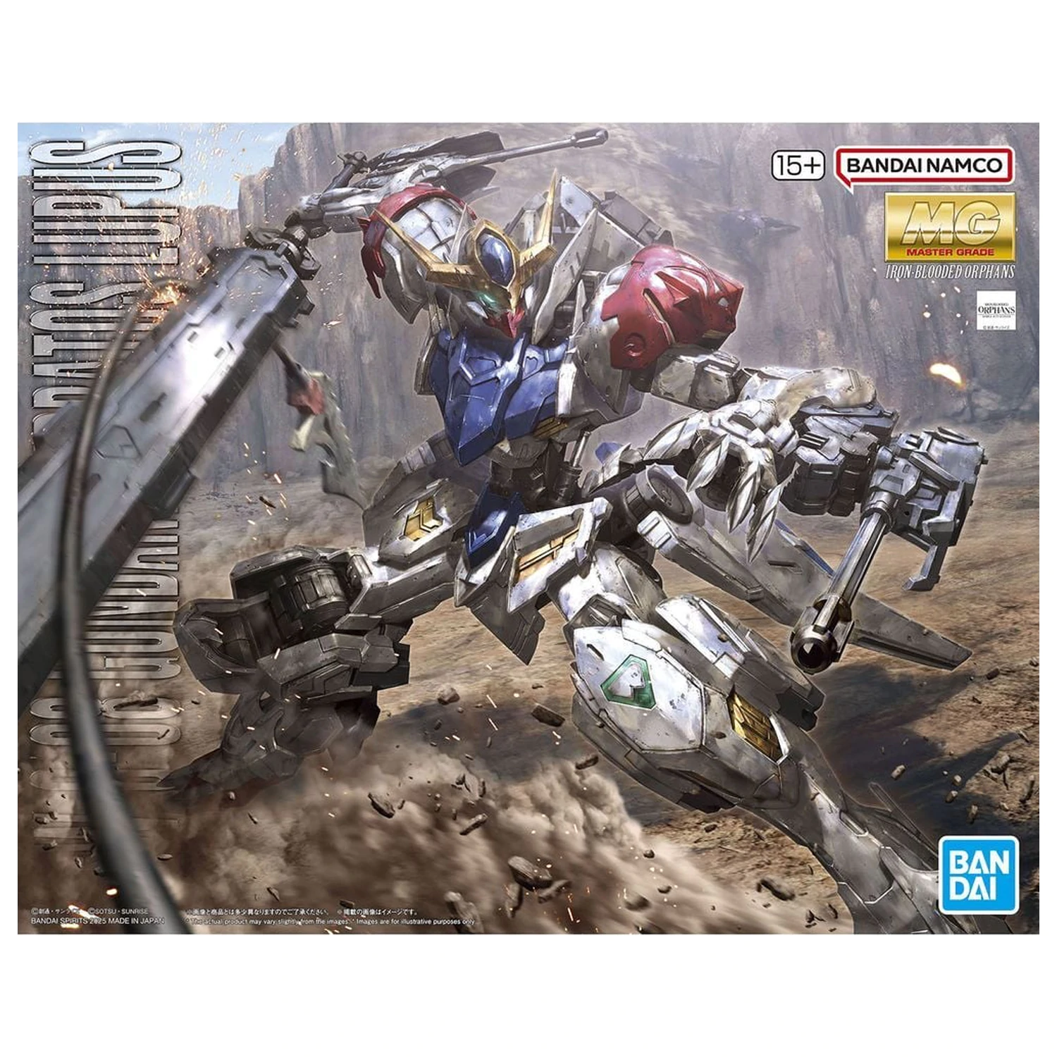 ASW-G-08 Gundam Barbatos Lupus Model kit MG 1/100 fotografii produktu