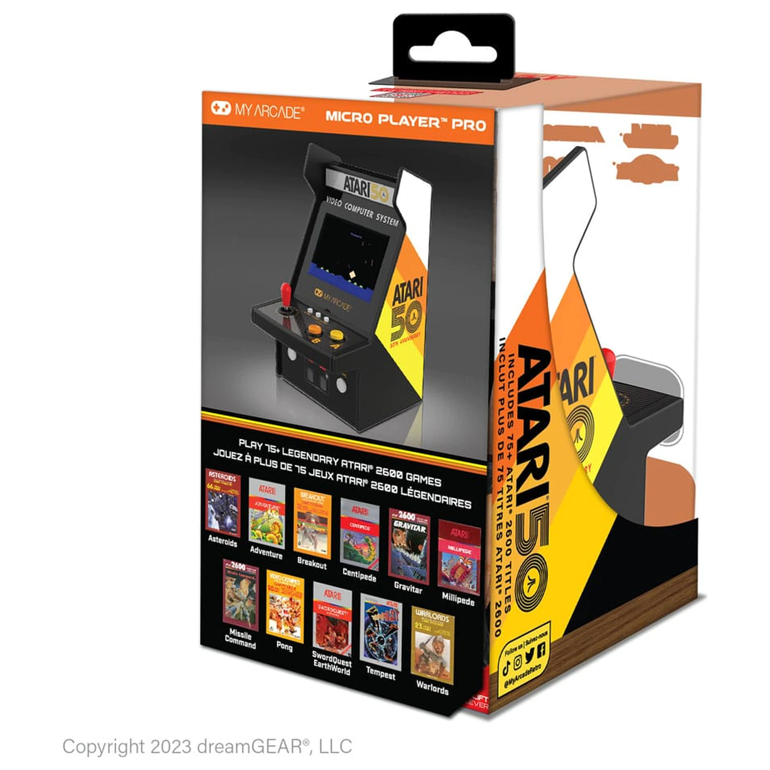 Atari Přenosný Retro Arkádový Mikro Přehrávač Pro fotografii produktu